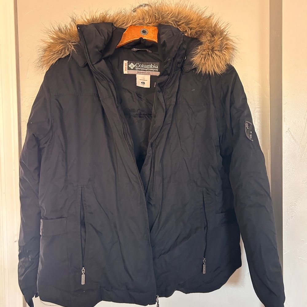 Columbia Black Quilted Jacket